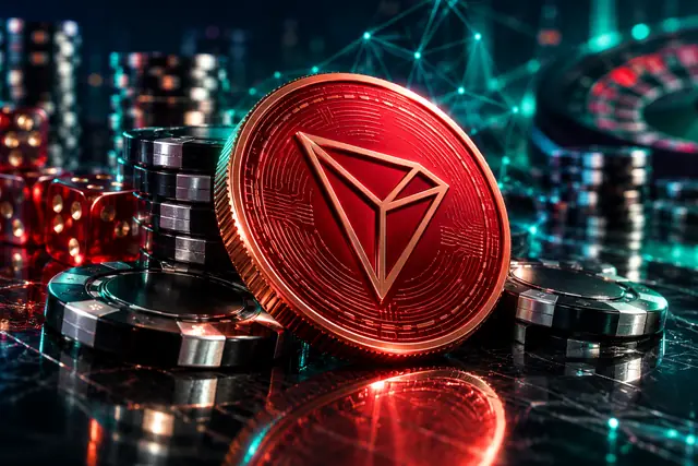 Ilustração editorial: TRON · TRX